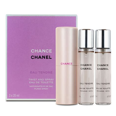 chanel chance eau tendre travel|chanel chance eau tendre refill.